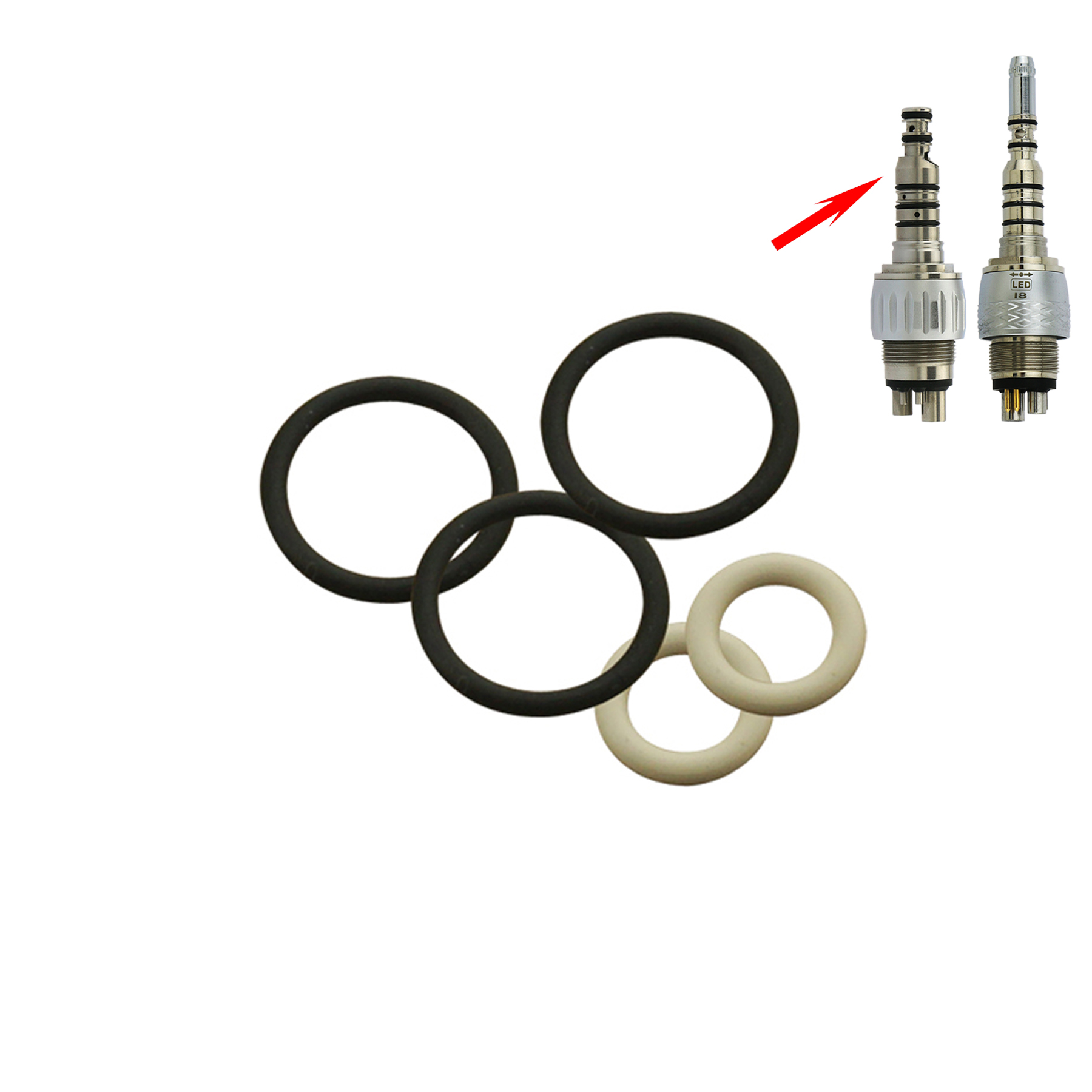 Couple Ring Set - Universal Dental Handpiece Seal O Rings