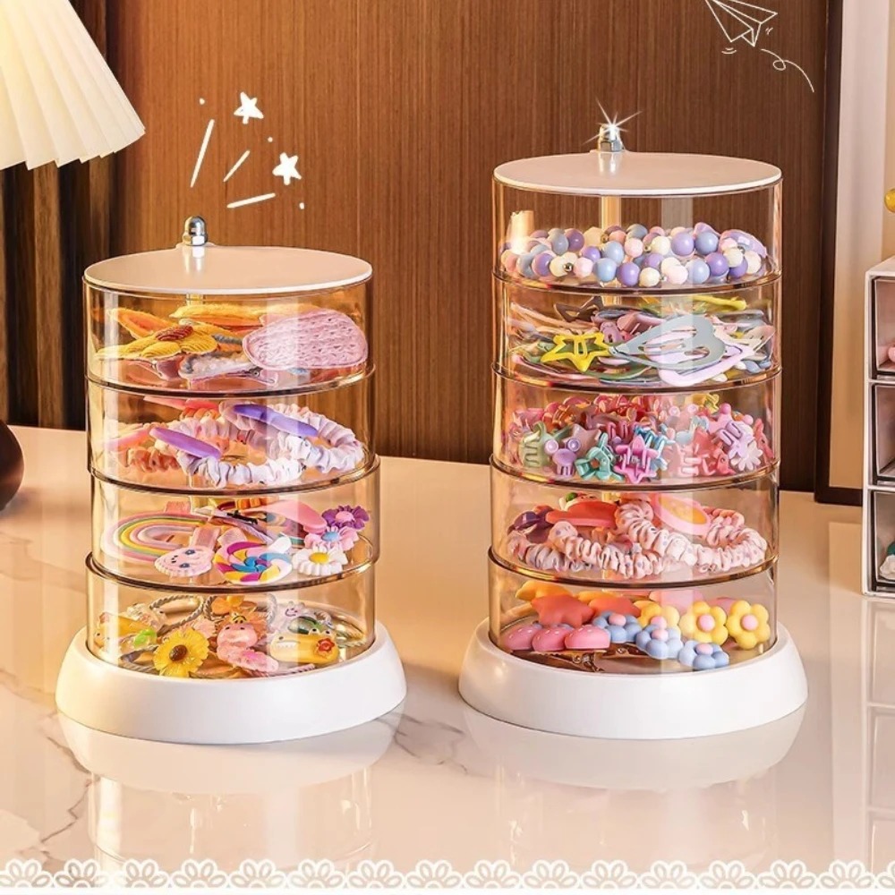 Jewelry & Watches Sp Z Oo Janów Lubelski - 360 Rotating Clear Hair Accessory Organizer