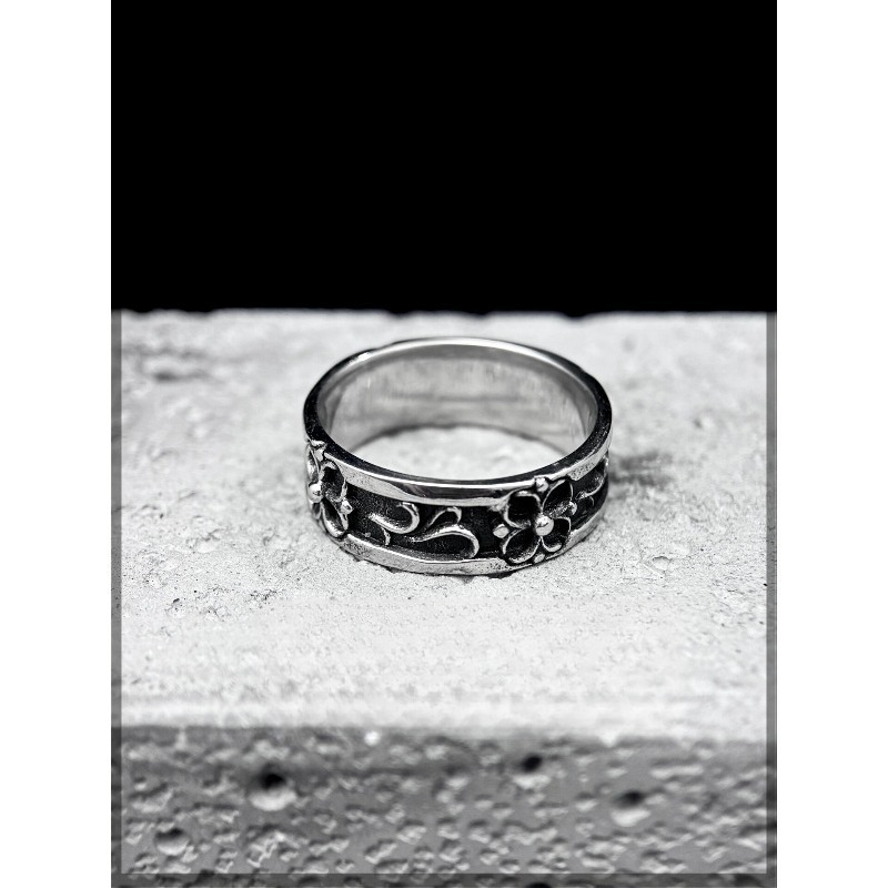 Titanium Steel Ring - Titanium Steel Ring European and American