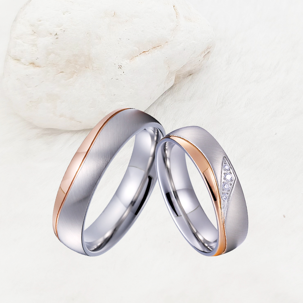 Finger Rings For Girls Couples - Titanium Steel Ring ulasan dan harga