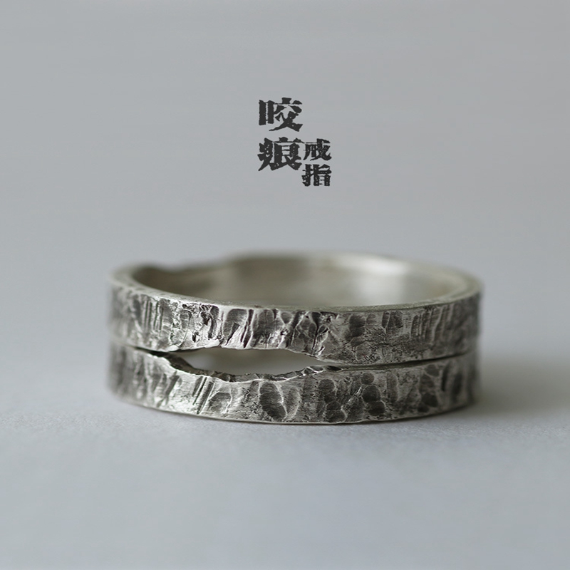 QEENKISS 925 Sterling Silver R - Couple Ring Set ulasan dan harga
