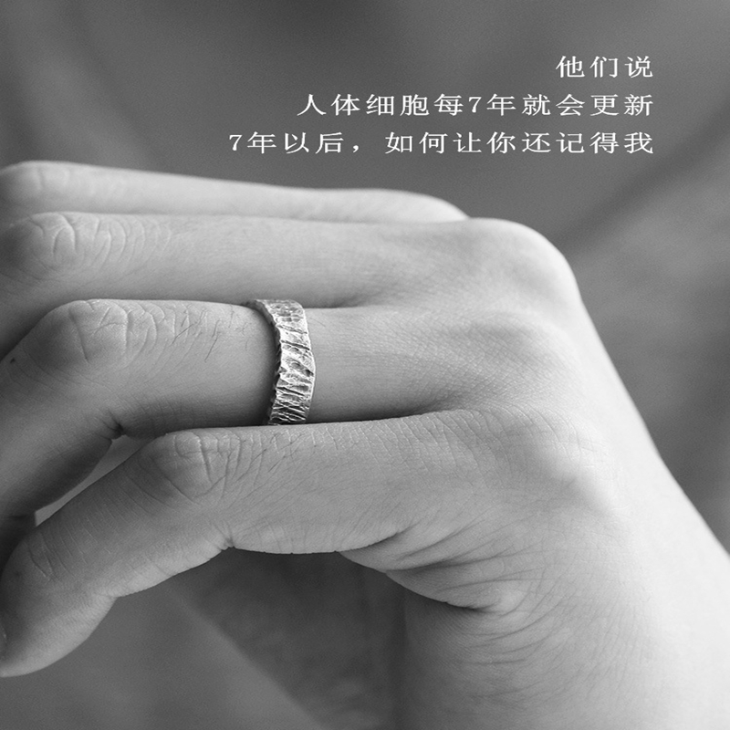 QEENKISS 925 Sterling Silver R - Couple Ring Set ulasan dan harga