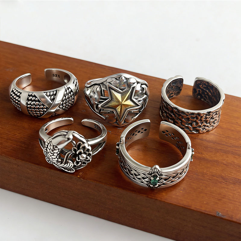 925 Sterling Silver Rings for  - Couple Ring Set ulasan dan harga