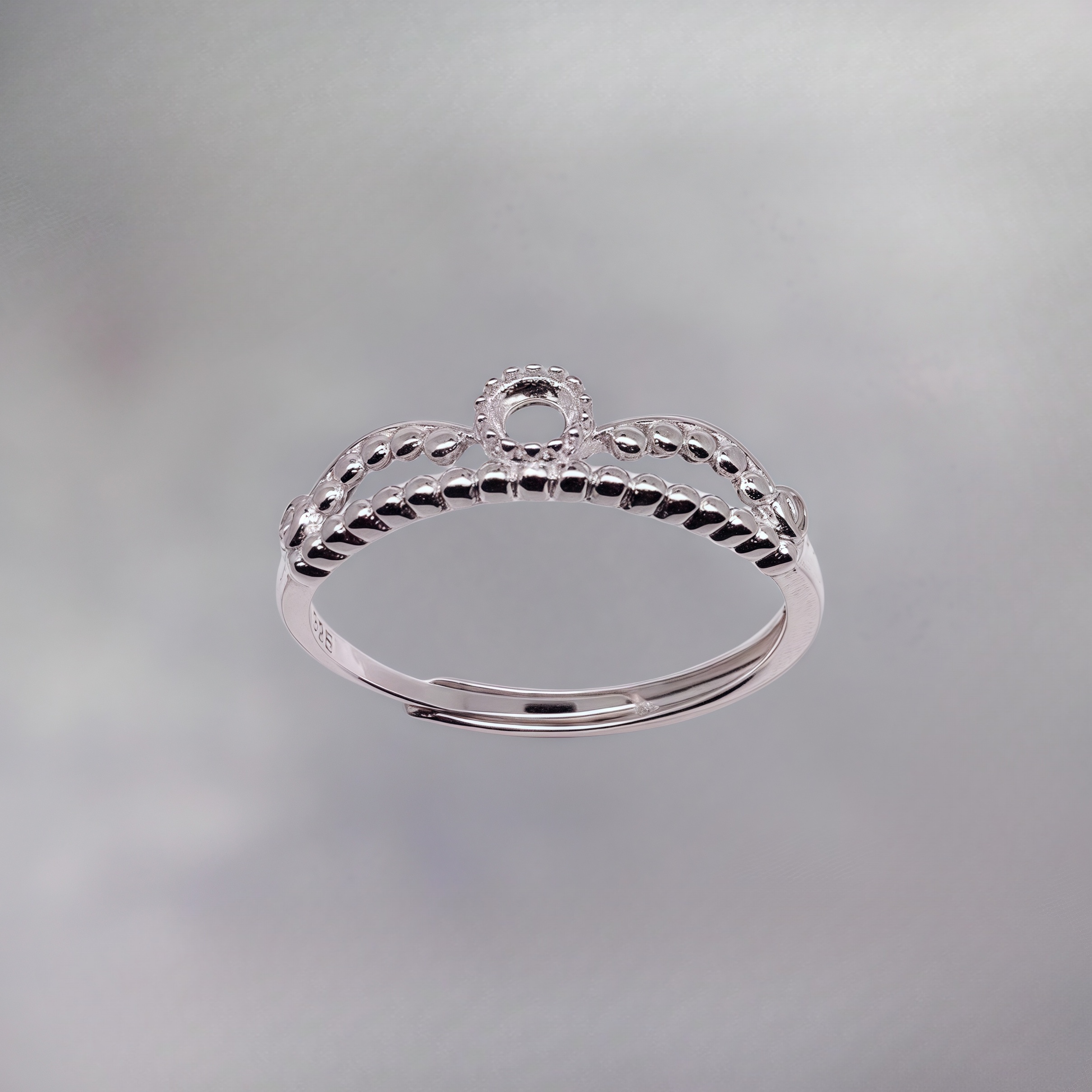 L S925 Sterling Silver DIY Emp - Sterling Silver Ring ulasan dan harga