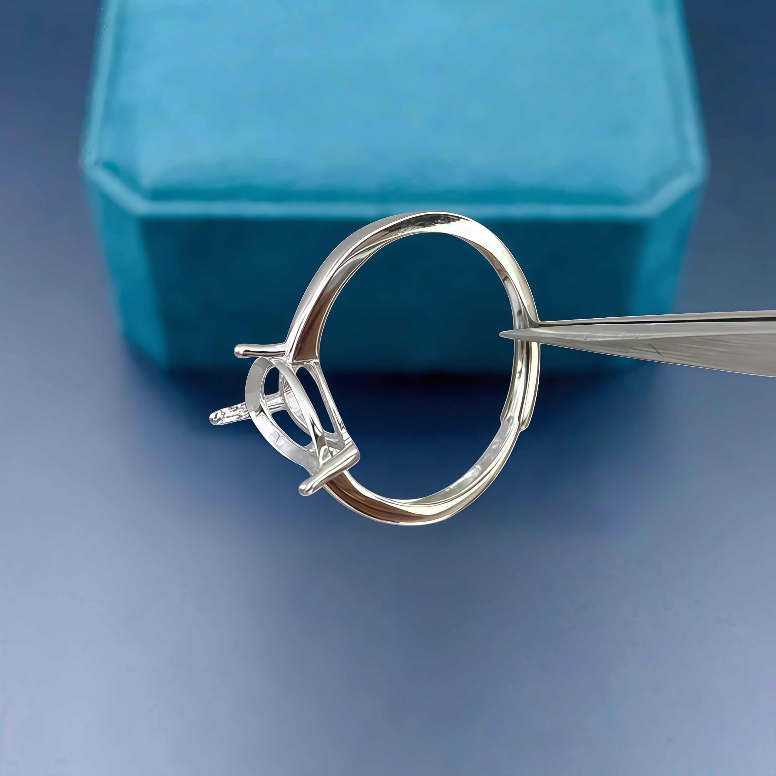 Fashion DIY Ring Empty Holder  - Sterling Silver Ring ulasan dan harga