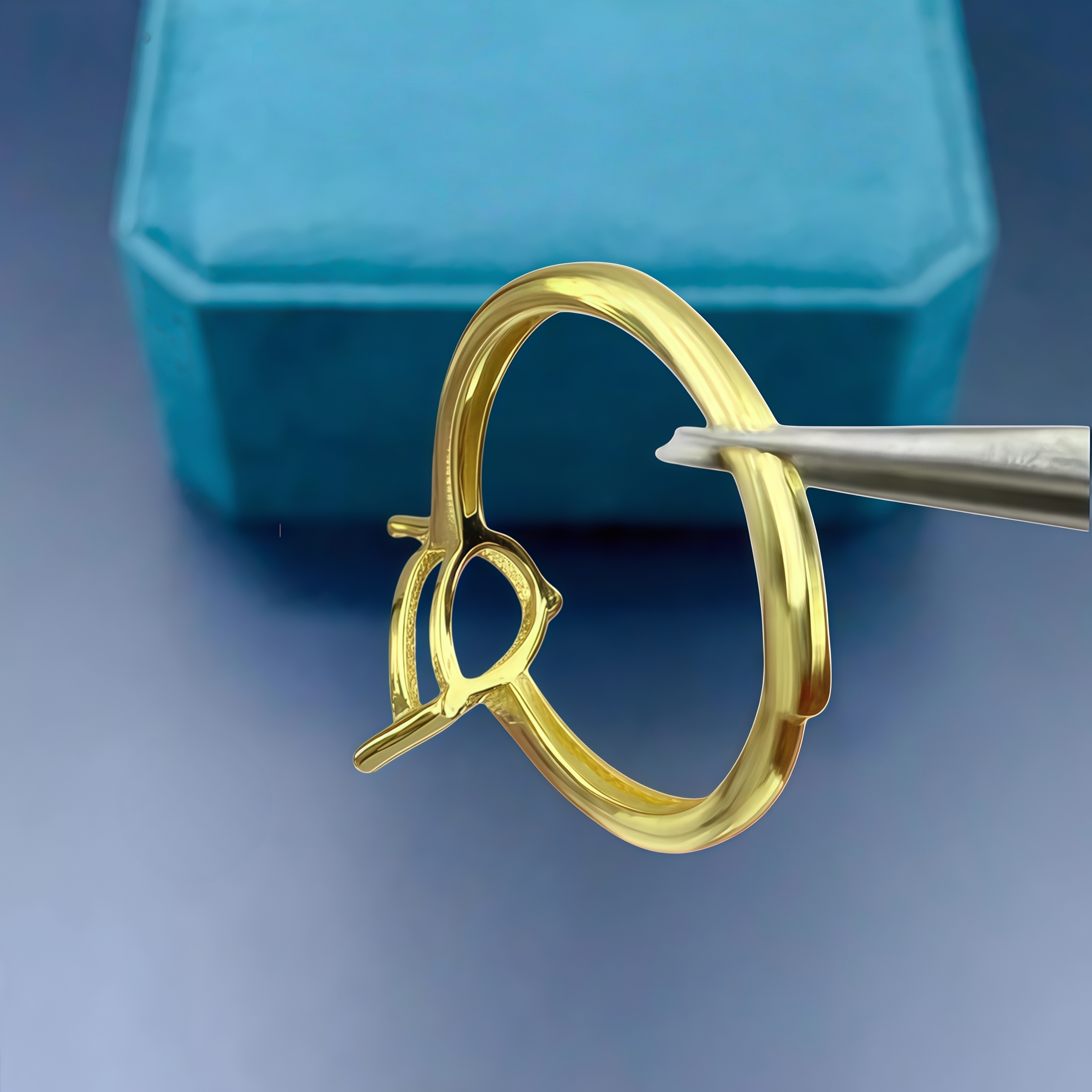Fashion DIY Ring Empty Holder  - Sterling Silver Ring ulasan dan harga