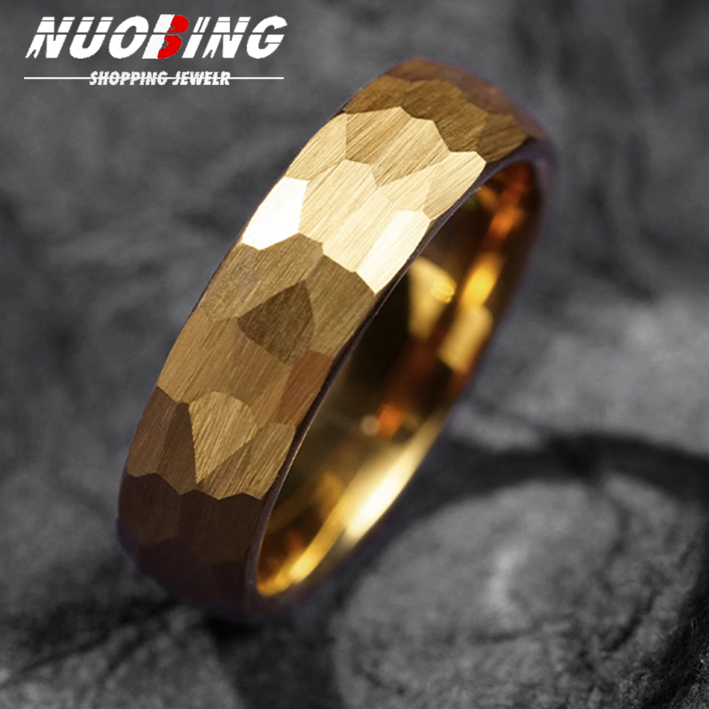 Hammered Multi-faceted Titaniu - Titanium Steel Ring ulasan dan harga