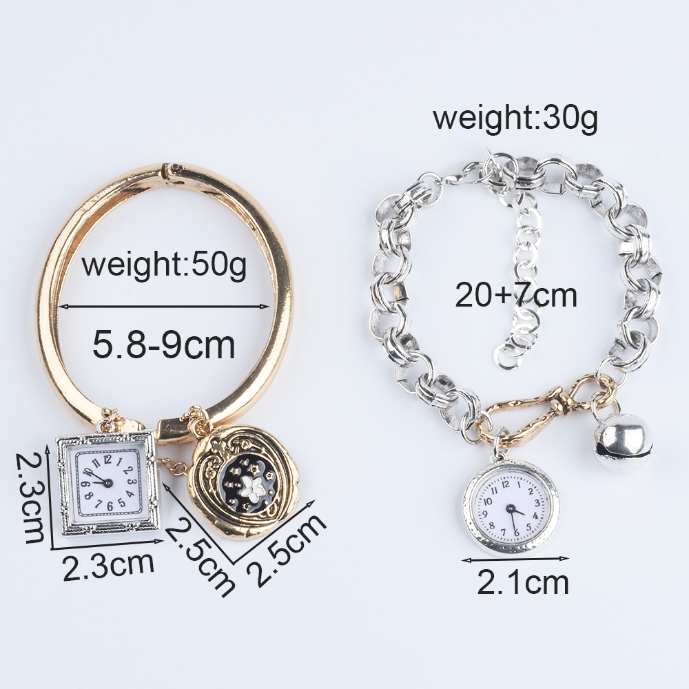 2PCS/Sets Fashion Vintage Wome - Indian Jewelry Watches ulasan dan harga