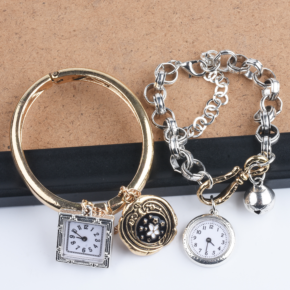 2PCS/Sets Fashion Vintage Wome - Indian Jewelry Watches ulasan dan harga