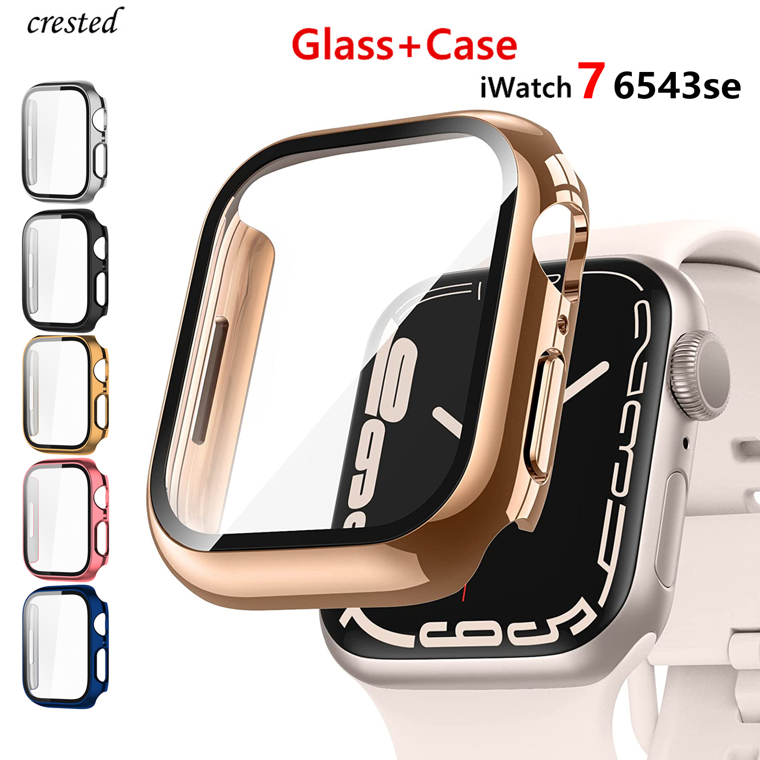 Glass+cover For Apple Watch Ca - Jewelry Smart Watches ulasan dan harga