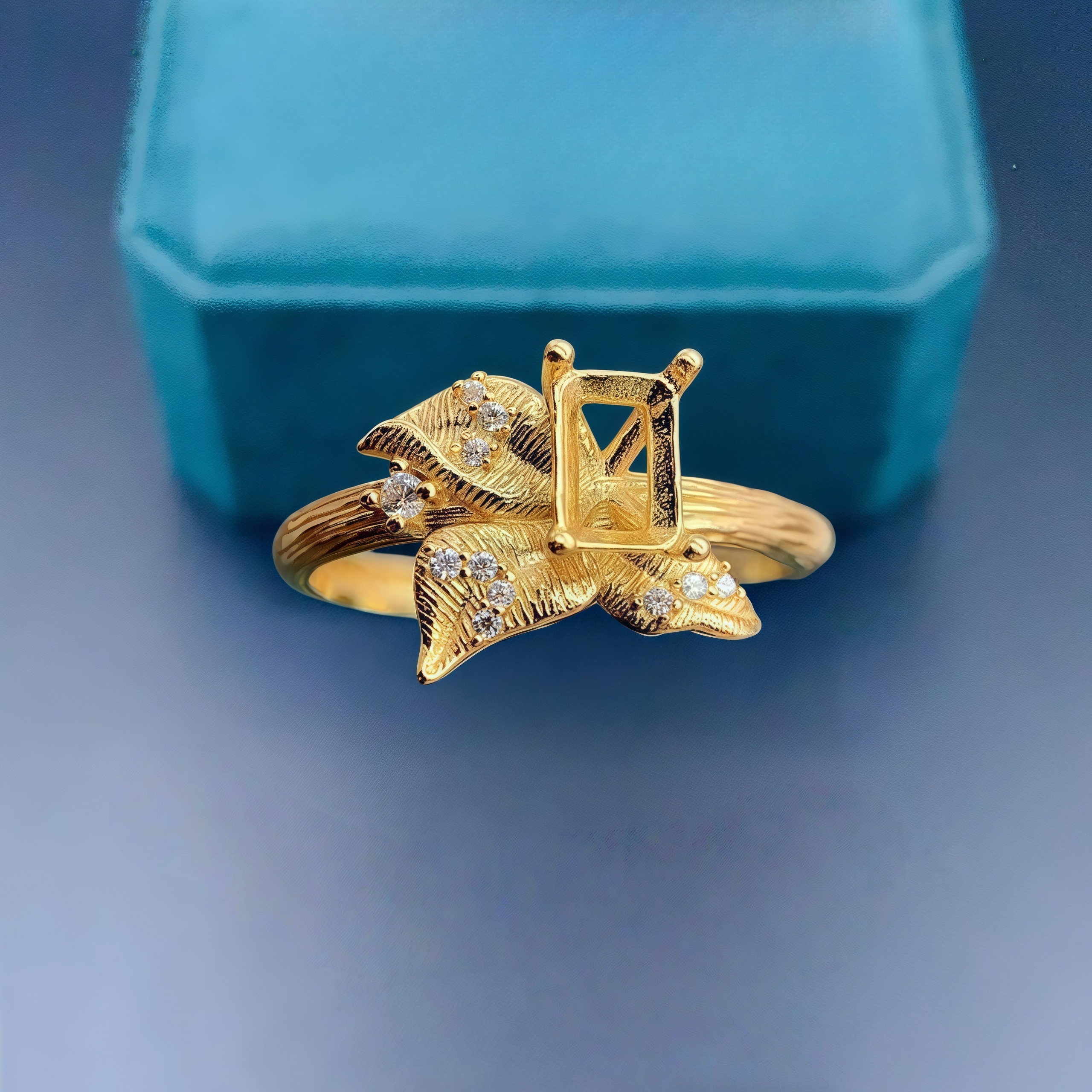 L S925 Sterling Silver Empty H - Sterling Silver Ring ulasan dan harga
