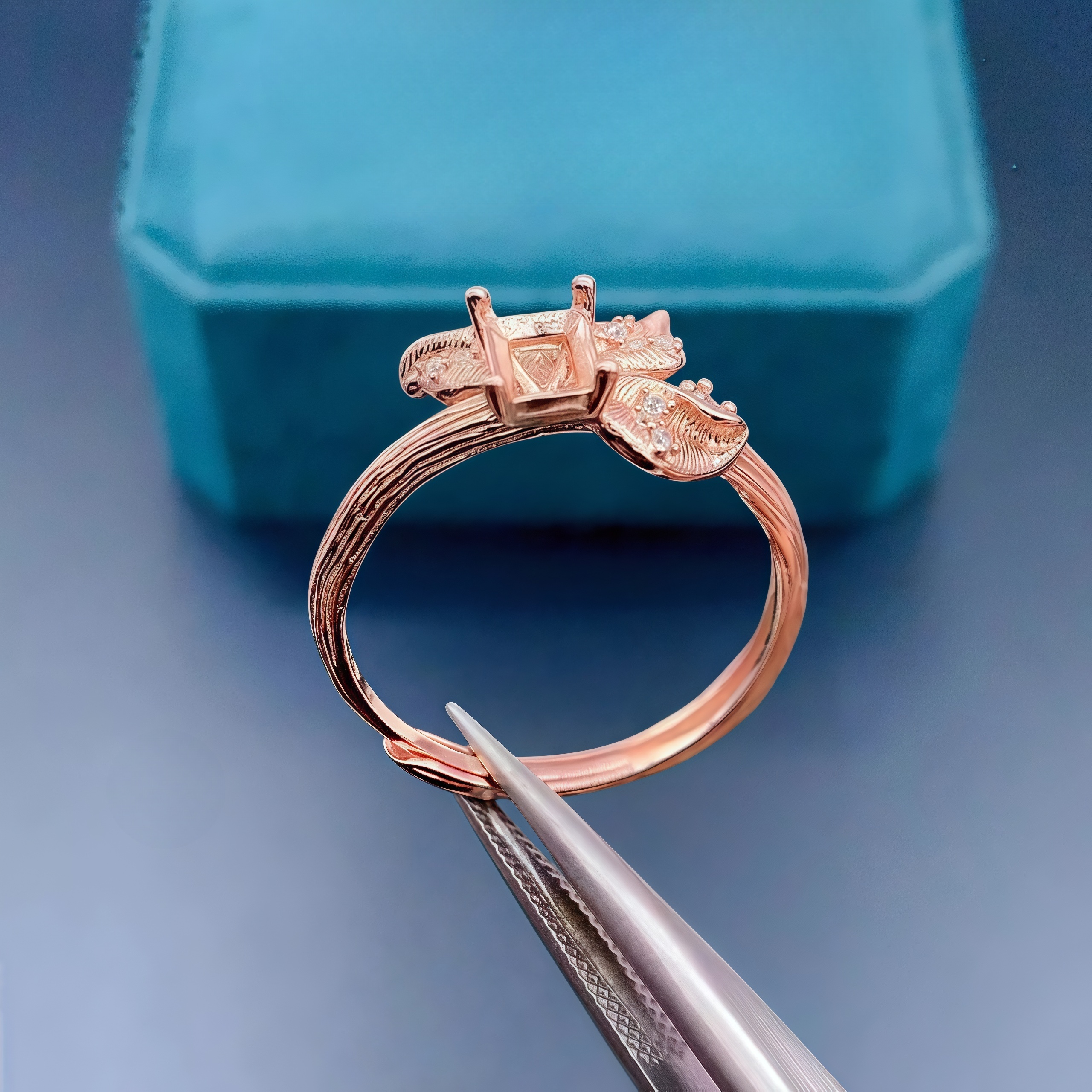L S925 Sterling Silver Empty H - Sterling Silver Ring ulasan dan harga
