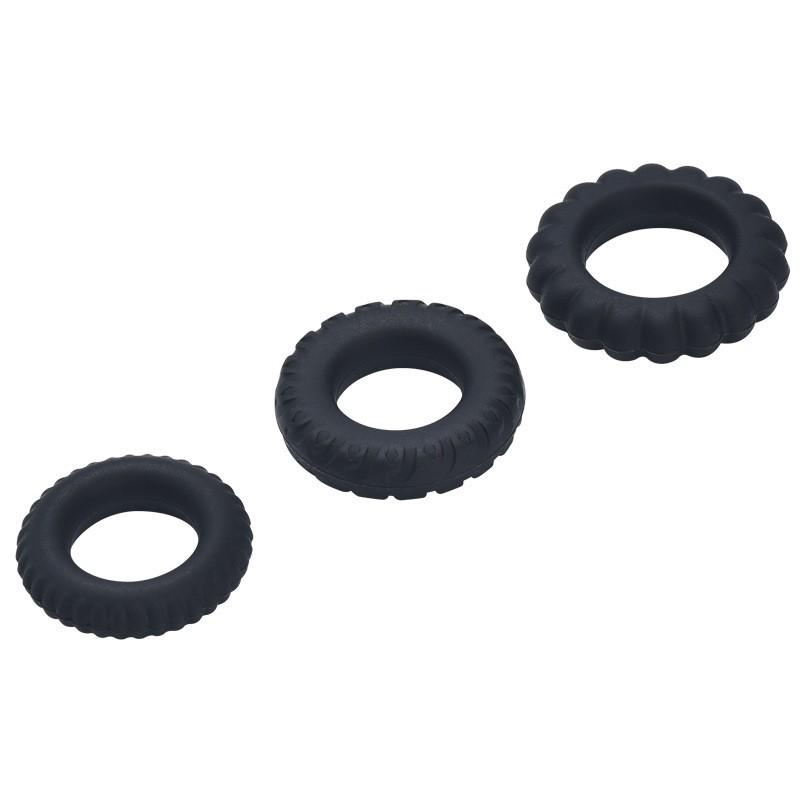 3Pcs/Set Male Enhancement Ring - Couple Ring Set ulasan dan harga