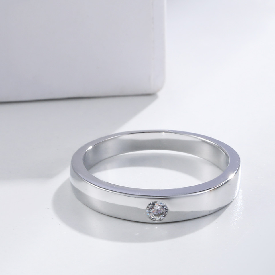 Buyee 925 Sterling Silver Coup - Couple Ring Set ulasan dan harga