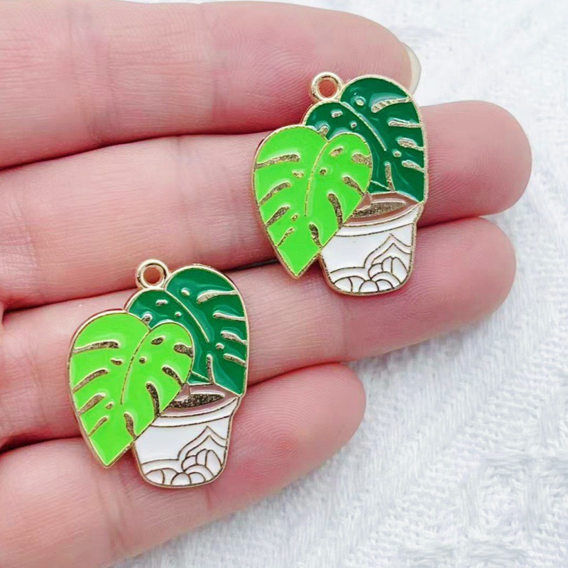 10pcs Cactus Plant Oil Drop Al - Jewelry & Watches Sp Z Oo Janów Lubelski ulasan dan harga