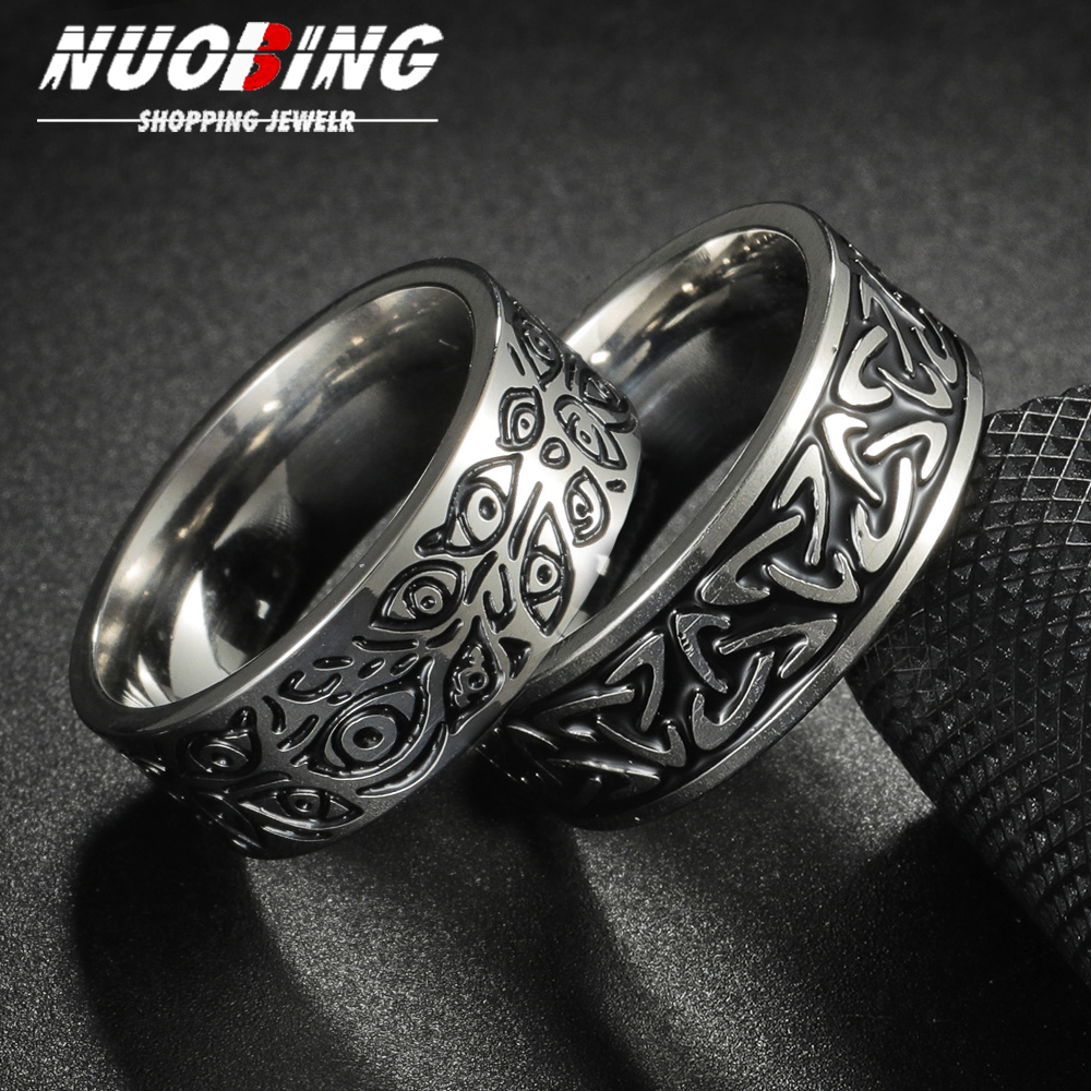 Retro Titanium Steel Ring With - Titanium Steel Ring ulasan dan harga