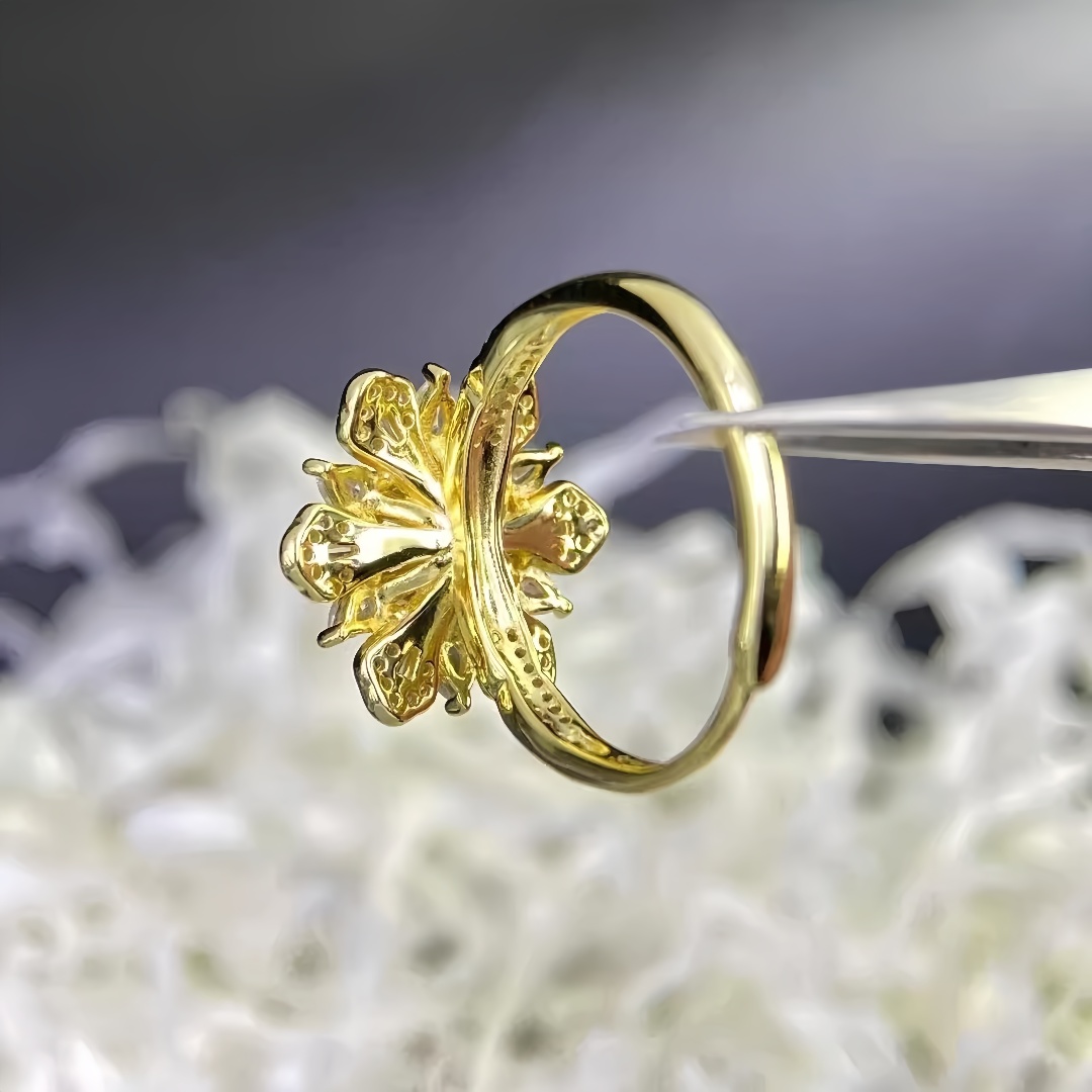 Y Fashion Ring Holder DIY Empt - Sterling Silver Ring ulasan dan harga