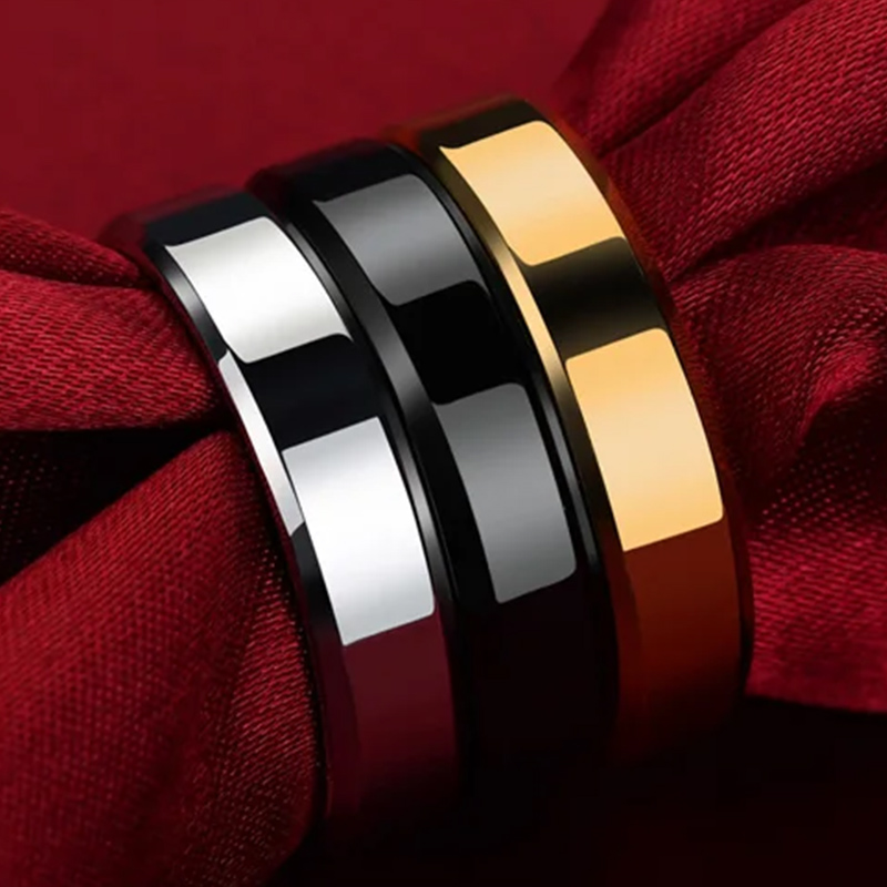 Customized Rings Engraved With - Titanium Steel Ring ulasan dan harga