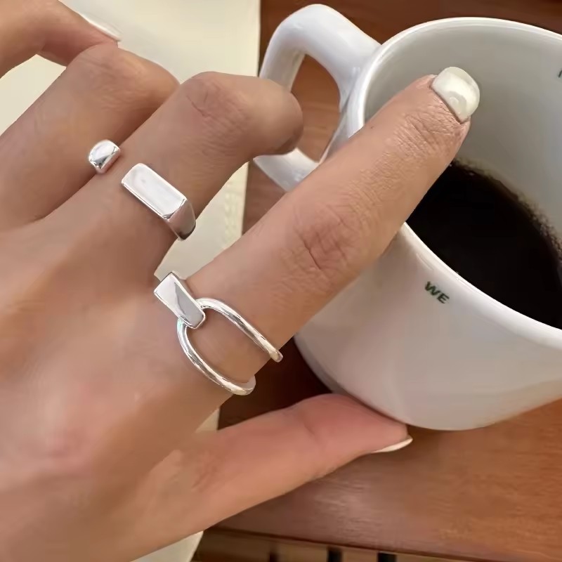 VENTFILLE 925 Sterling Silver  - Couple Ring Set ulasan dan harga