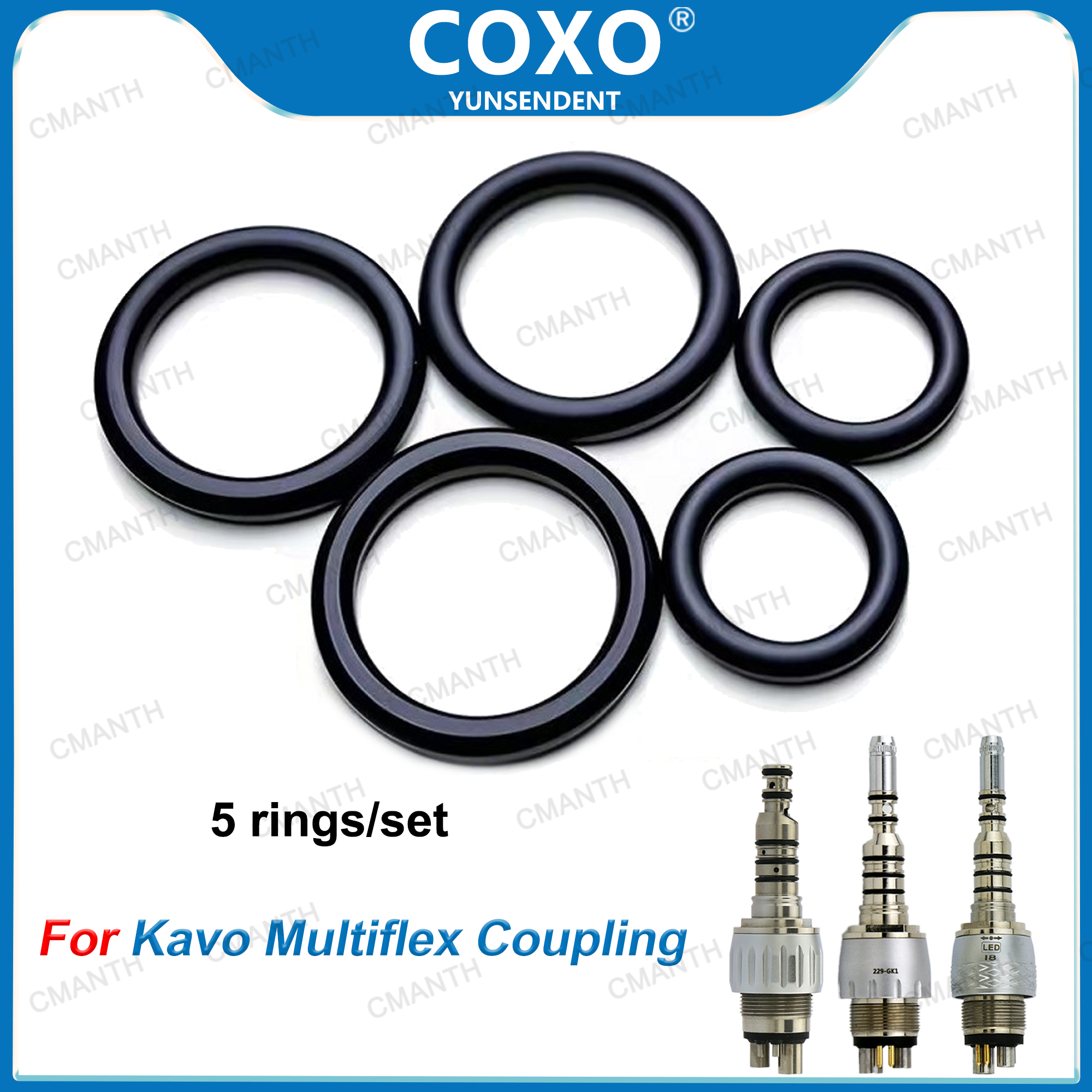5 rings / set Universal Dental - Couple Ring Set ulasan dan harga