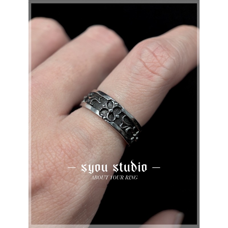 Titanium Steel Ring European a - Titanium Steel Ring ulasan dan harga