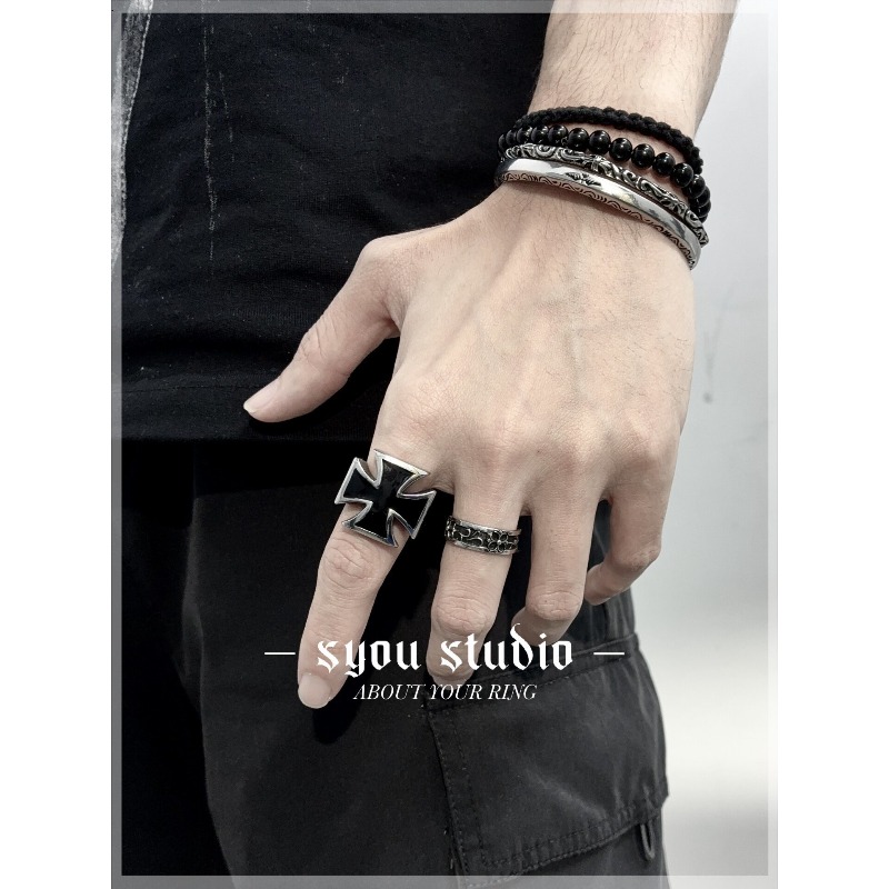 Titanium Steel Ring European a - Titanium Steel Ring ulasan dan harga