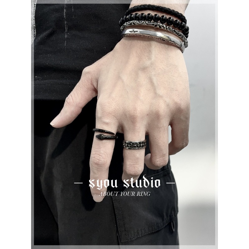 Titanium Steel Ring European a - Titanium Steel Ring ulasan dan harga