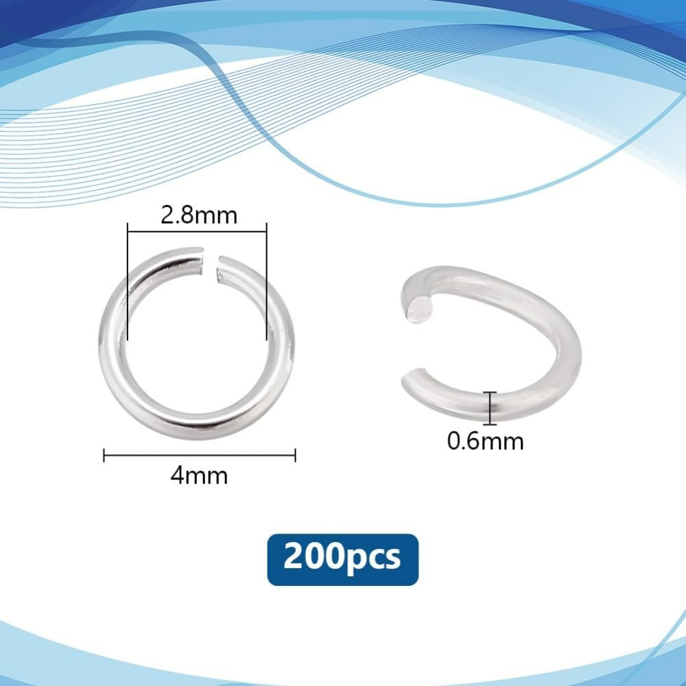 200pcs 925 Sterling Silver Pla - Sterling Silver Ring ulasan dan harga