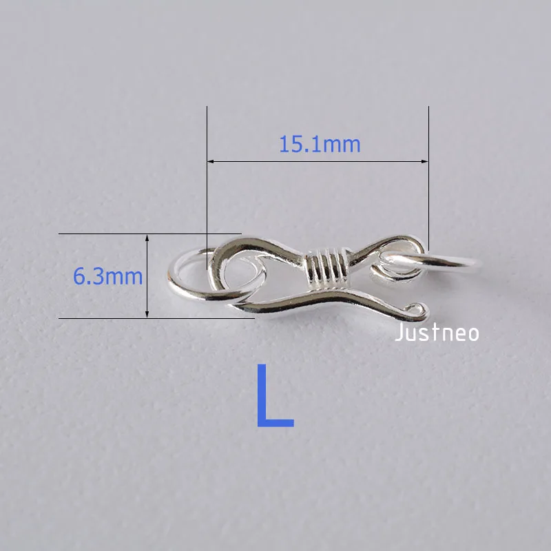 Sterling Silver S Hook & Eye F - Sterling Silver Ring ulasan dan harga