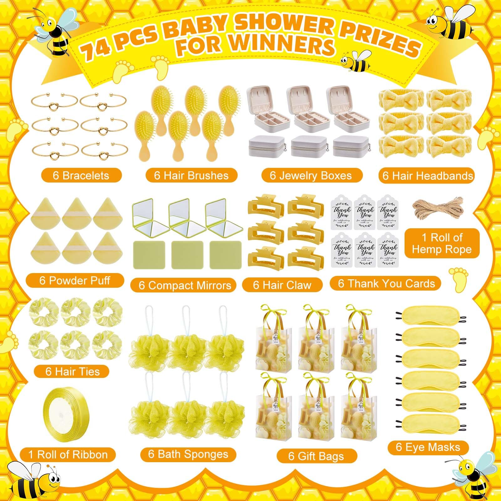 74Pcs Baby Shower Prizes for G - Jewelry & Watches Sp Z Oo Janów Lubelski ulasan dan harga