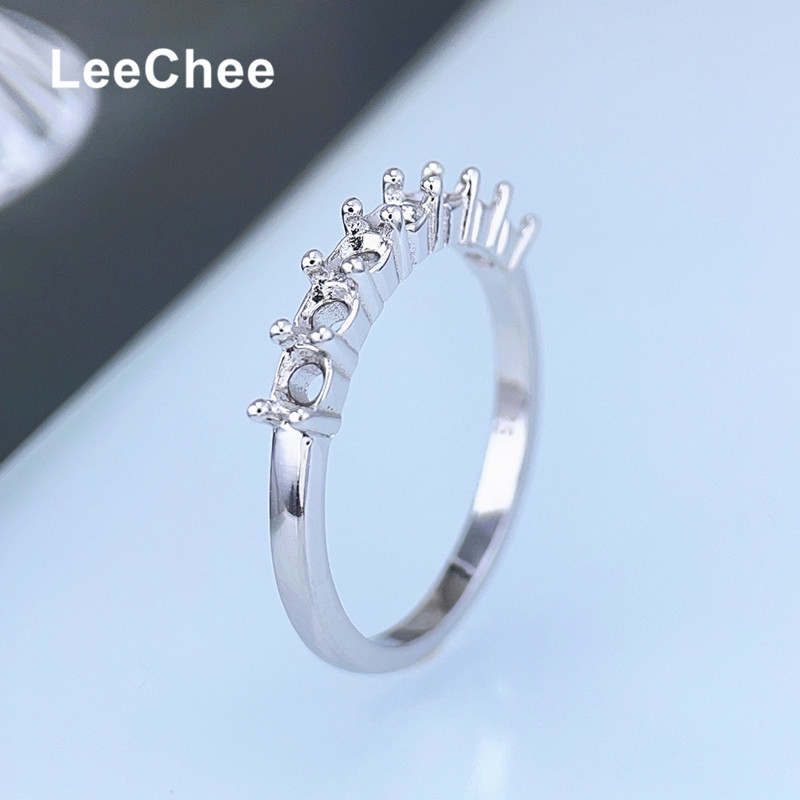 Fixed Band Ring Settings for M - Sterling Silver Ring ulasan dan harga